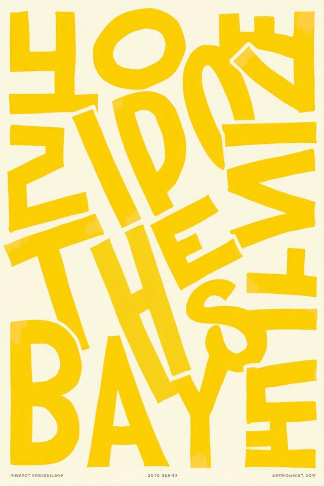 Typografisk plakat med et levende fargevalg og ren typografi, designet av Lena Karlsen.